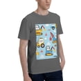 thumbnail image 2 of Bingfone Building Truck Men'S Loose Fit Short-Sleeve Pocket T-Shirt, 2 of 7