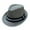Grey, variant on NOKIO Straw Fedora Hat Mens Fedora Hats for Men Trilby Hat Sun Hat Panama Hat Wool Fashion Spring Summer Sunscreen Cap Accessories Sun Hat Flat Wide Brim Retro Jazz Top Hat Womens Straw Hat