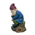 thumbnail image 4 of Hi-Line Gift Ltd. Blue Muse: Pensive Polyresin Thinking Gnome Figurine, 4 of 6
