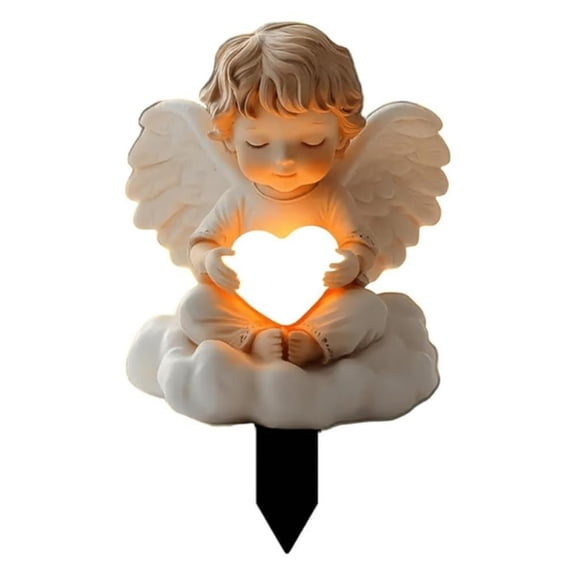 ABODELINE Garden Decor, Acrylic 2D Stake, Pot Plants Garden Yard Lawn Outdoor Fairy Statue Ornaments, Fairy Garden Accessories Decoration