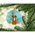 thumbnail image 2 of Carolines Treasures BB4241CO1 Merry Christmas Tree Flashy Fawn Boxer Ceramic Ornament, 2 of 2
