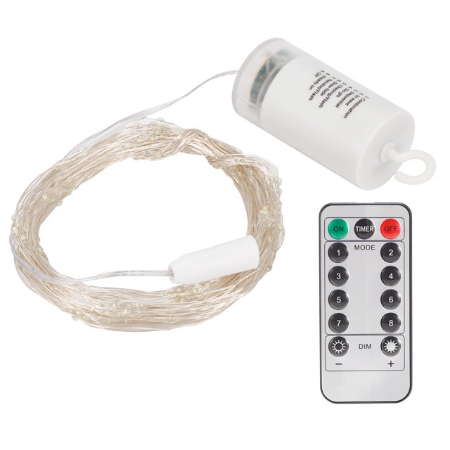 Decorative Lamp, String Light, 2m 200LED String Light Curtain String Ligh for Home Garden ANGGREK Otros