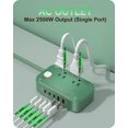 thumbnail image 4 of Protector contra sobretensiones Power Strip KWRNVO 7 en 1 de 65 W con puertos USB, 4 of 7