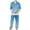 Mens Pajamas Sky Blue, variant on Men Pajamas Sets 2 Piece Long Sleeve Shirts and Pants Pajama Outfits with Pocket Lightweight Gradient Printed Sleepwear Loungewear Set
