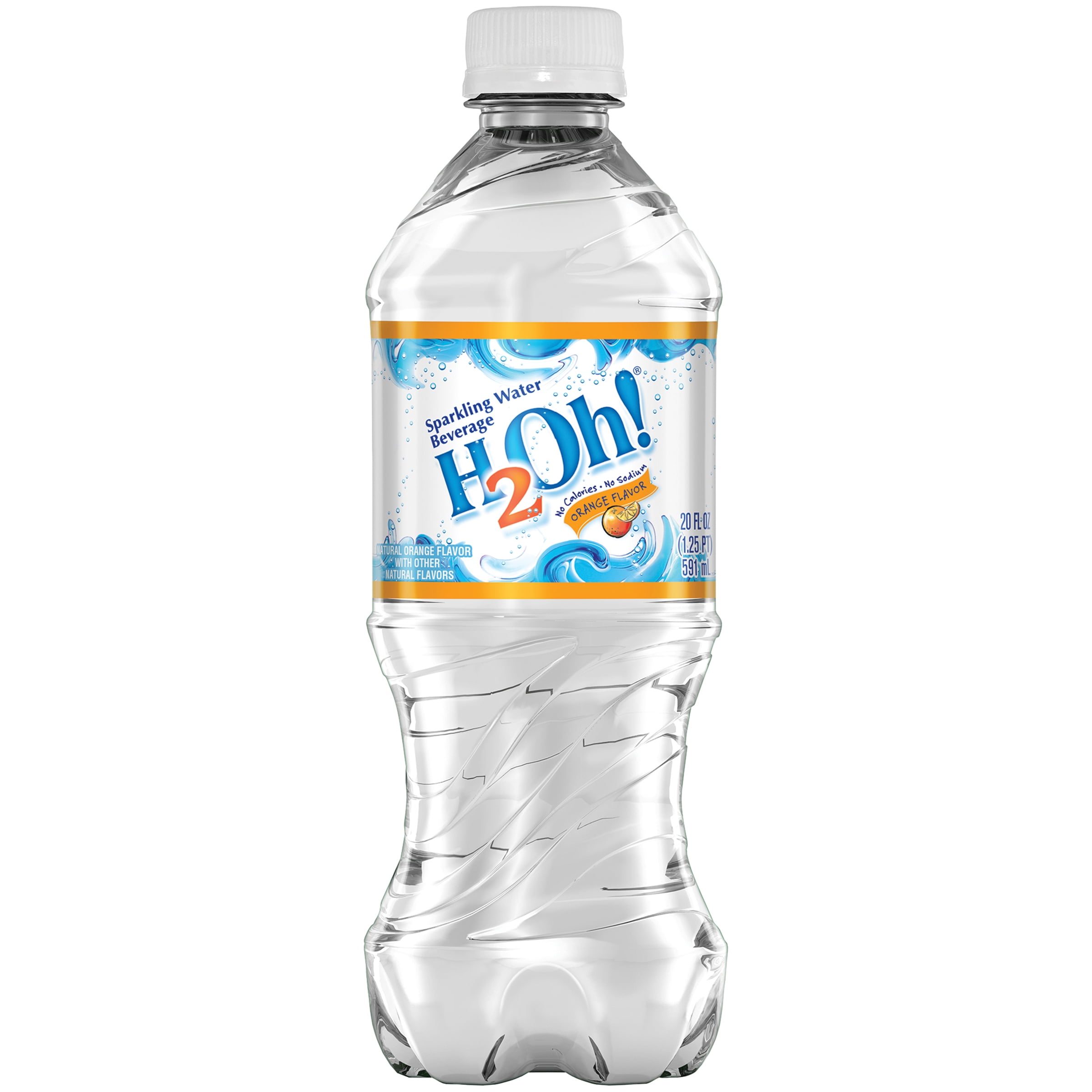 H2Oh! Orange Flavor Sparkling Water 20 fl. oz. Bottle