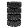 thumbnail image 2 of Riwcyla 4pcs 2.2 Inch 116*46*52mm Soft Rubber Rocks Tires Replacement for Axial SCX10 90046 D90 Wraith 1/10 Remote Control Car Wheels, 2 of 6