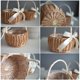 thumbnail image 5 of 1 PCS Woven Storage Basket with Handle, Flower Girl Basket Willow Basket with Ribbon Easter Gift Basket Woven Wedding Candy Container, 5 of 5