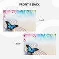 thumbnail image 4 of Placemats Set of 6, Butterfly In Blossoms Zen Place mats for Dining Table Indoor/Outdoor, Cute Heat Resistant Washable Table Mats(18" x 12"), 4 of 8