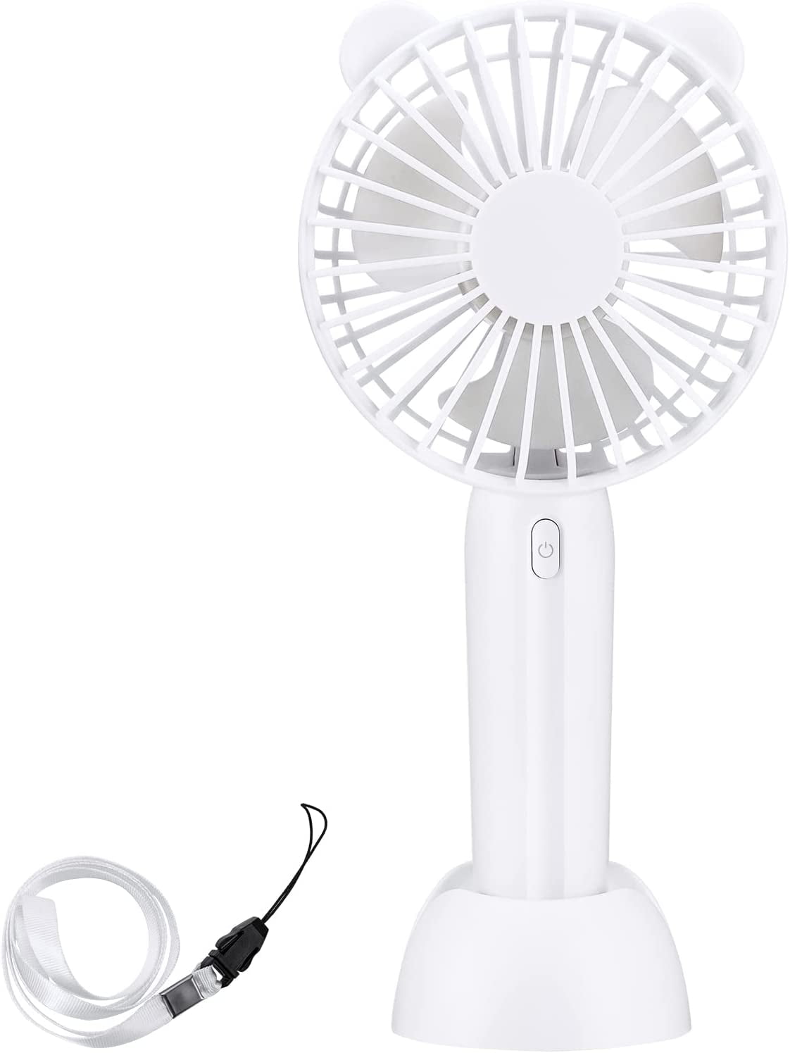 MATEPROX Mini Handheld Fan, Portable USB Rechargeable Small Fan