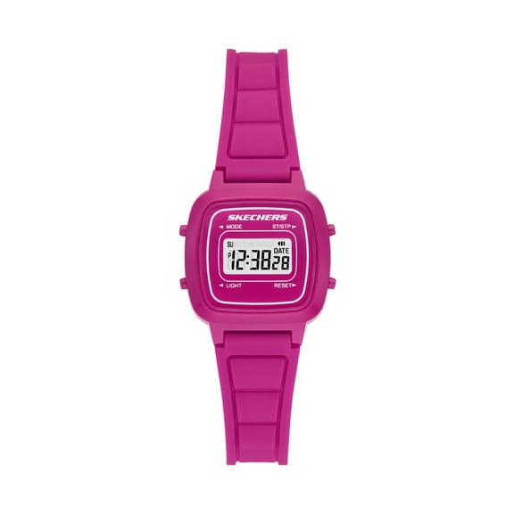 Skechers Women's Alta Digital Chronograph, Pink Polycarbonate Watch
