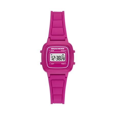 Skechers Women's Alta Digital Chronograph, Pink Polycarbonate Watch