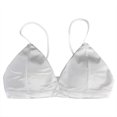thumbnail image 2 of Sujetador sin aros,Bralette triangular de satén para mujer, sujetador transpirable, rendimiento inigualable, 2 of 9
