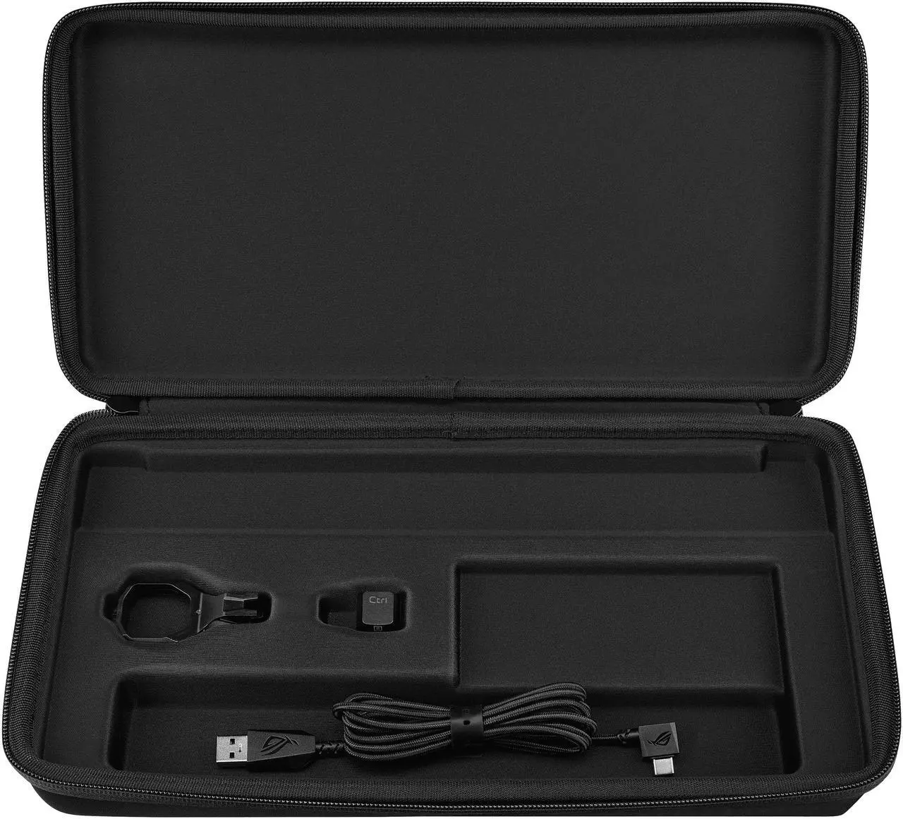 ASUS ROG Falchion Ace 75 HE Wired Analog/Hall Effect Gaming Keyboard - 75% TKL, USB, Hot Swappable HFX V2 Magnetic Switch, Rapid Trigger, 8KHz Polling, ABS Keycap, Carry Case, Web-based Config