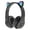 Black, variant on XMMSWDLA Wireless Bluetooth Cat Ear Headphones with Mic LED Light Flashing Glowing On-Ear Stereo Headset Smartphones PC Tablet