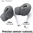 thumbnail image 6 of Elago Earbud Cover Plus with Integrated Tips, for AirPods Pro, Dark Grey, 12 Counts, 6 of 7