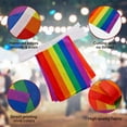 thumbnail image 4 of 60 Pcs Drapeau Arc-en-Ciel, Bannière pour Décoration de Fête Intérieure et Extérieure, 4 of 5