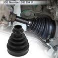 thumbnail image 3 of Unique Bargains No.30759411 Inner CV Joint Boot Kit with Clamps for Volvo S60 2011-2016, 3 of 7
