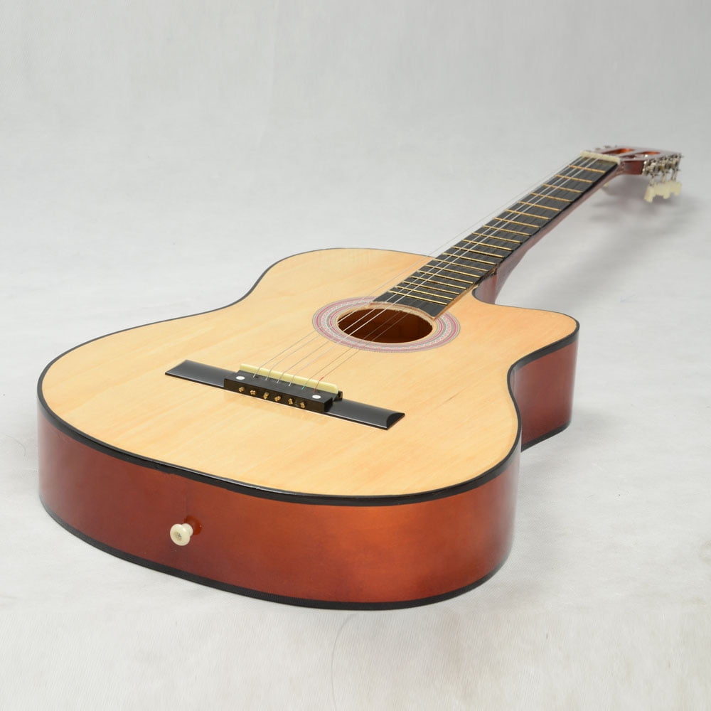 Zimtown 38 inch Starter Acoustic Folk Guitar with Extra Strings and