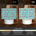 thumbnail image 3 of Hirioo Sea Otters Family In Blue Water for Rectangular Acrylic with Night Light Best Gifts for Lover Girl Mom, Valentine's Day Anniversary Birthday Wedding Present, 3 of 9