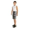 thumbnail image 4 of Boys 8-20 adidas AEROREADY® Shorts in Regular & Husky Color: Semi Lucid Blue Size: MEDIUM, 4 of 4