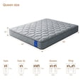 thumbnail image 4 of NNSNG 12" Queen Size Hybrid Mattress in a Box, Cool Breathable Mattress with Pocket Coils, Medium Soft for All Sleepers, Grey, 4 of 9