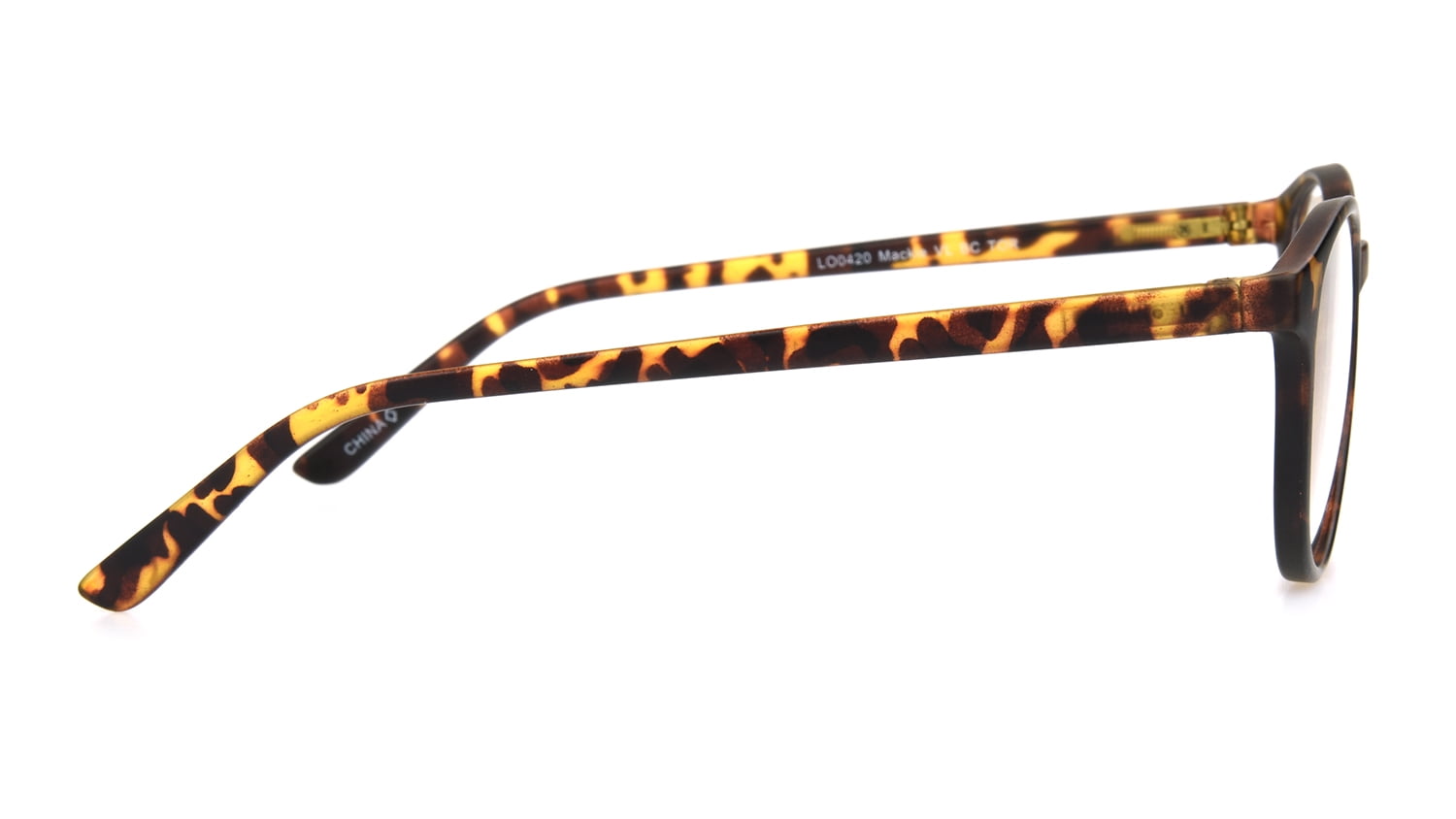 Foster Grant Round Blue Light Reader Eyeglass Tort 2.50 Diopter
