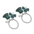 thumbnail image 4 of 2 Pcs Porte-Clés de la Saint-Patrick Pendentif Décoratif pour Sac Porte-Clés Trèfle, 4 of 8