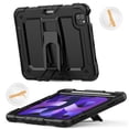 thumbnail image 4 of Dteck Built-in Screen Protector Case for iPad Pro 11 inch 1st/2nd/3rd/4th Generation (2018/2020/2021/2022),iPad Air 5th/4th Gen Shockproof Silicone Case Stand Cover with Shoulder Strap,Black, 4 of 7