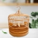 thumbnail image 1 of Jaula de pájaros,Jaula redonda para pájaros Jaula para loros Cacatúas,Jaula colgante portátil con taza de comida de fácil instalación,Jaula decorativa para pájaros,decoración del, 1 of 9