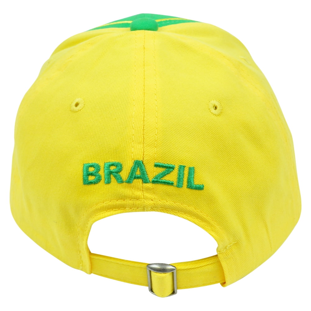 Brasil Brazil Hat Cap Gorra Soccer Flag Futbol Football Rhinox CIS08 Adjustable