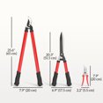 thumbnail image 3 of Outsunny 3 Pcs Pruning Shears Set, Heavy Duty Pruners for Gardening, 3 of 10