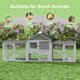thumbnail image 5 of Rabbit Hutch Nyeekoy, grande, de madera, para exteriores, con bandeja de limpieza, 5 of 9