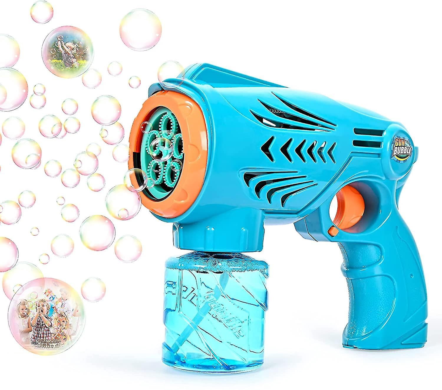 Kids Bubble Machine Bubble Gun Toys For Age 3+ Toddlers Automatic ...