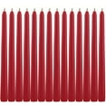 thumbnail image 1 of HELLY Lot de 14 Grandes Bougies Coniques Rouges - Bougie Rouge de 10 Pouces Sans Coulure, Non Parfumée - Cire de Paraffine avec Mèches en Coton - Durée de Combustion de 8 Heures., 1 of 1