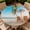 Beach Chairs, variant on ARTSLION Round Outdoor Tablecloth For Up To 36in With Umbrella Hole & Zipper Waterproof Elastic Edge Fitted Table Cover Big Sunflower For Patio Picnic Party, White Wood Planks