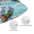 thumbnail image 5 of Salouo Whimsical Treehouse Painting Pattern Pillow Cases,1PC Pillow Covers with Envelope Closure Decorative Pillow Case for Bed Couch,Pillows Not Included-16"x24", 5 of 6