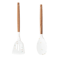 thumbnail image 1 of Juego de utensilios de cocina para cocinar con mango de madera para utensilios de cocina antiadherentes - Utensilios de cocina de madera, 1 of 5