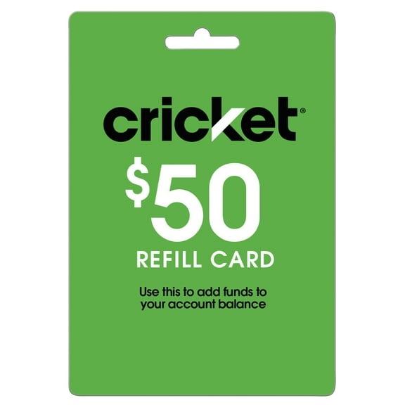 Cricket Wireless $50 e-PIN Top Up (Email Delivery)