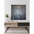thumbnail image 3 of Parvez Taj "Golden Leaves" Painting Print on Brushed Aluminum, 3 of 7