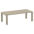 thumbnail image 5 of Siesta ISP774-DVR 70 - 86 in. Vegas Dining Extendable Table  Dove Gray, 5 of 11