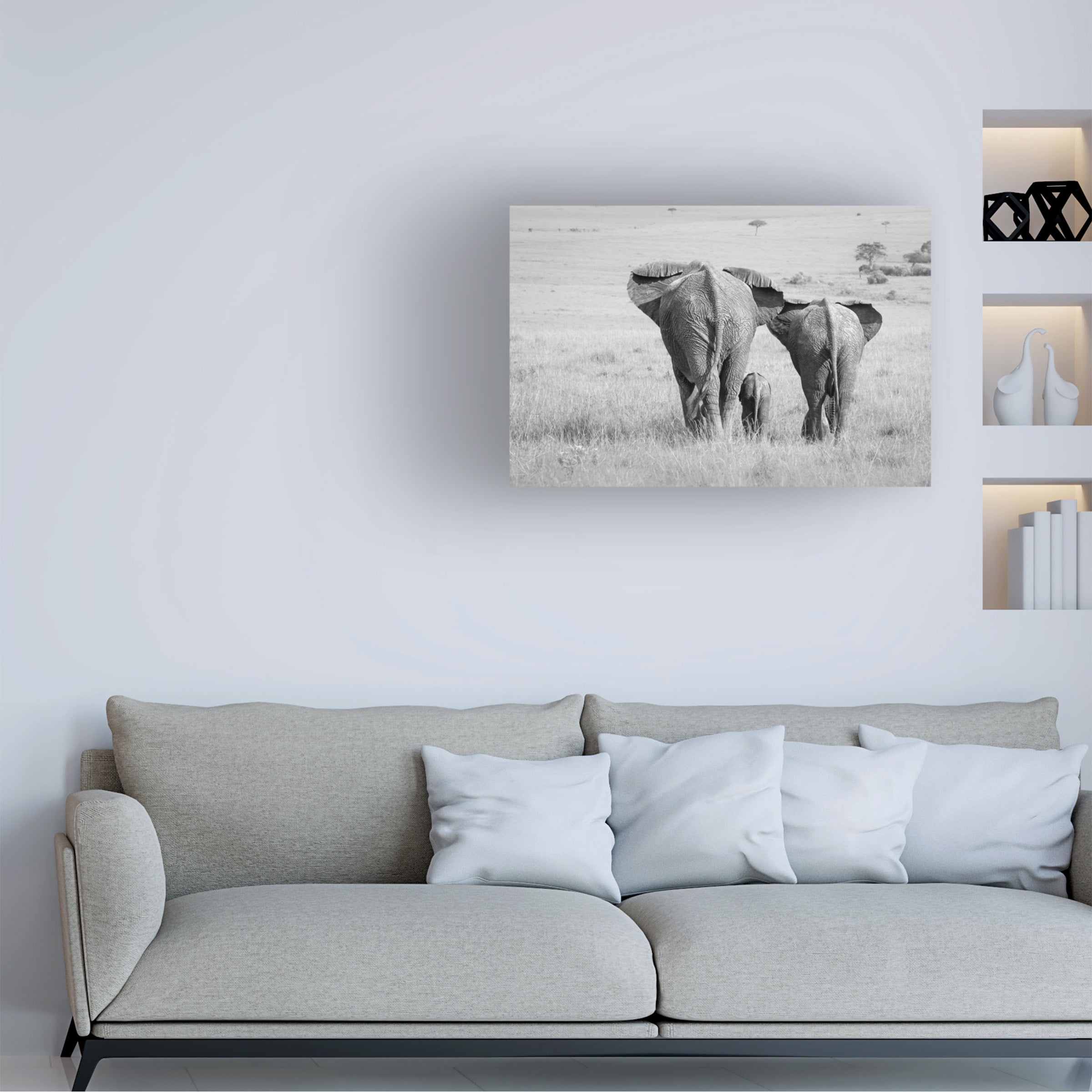 Ali Khataw 'Three Butts!' Canvas Art