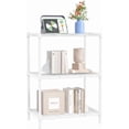 thumbnail image 2 of (2 Pack) M MZG 750lbs 3-Tier Steel Storage Shelf, White, 17.7" W x 11.8" D x 26.3" H, 2 of 7