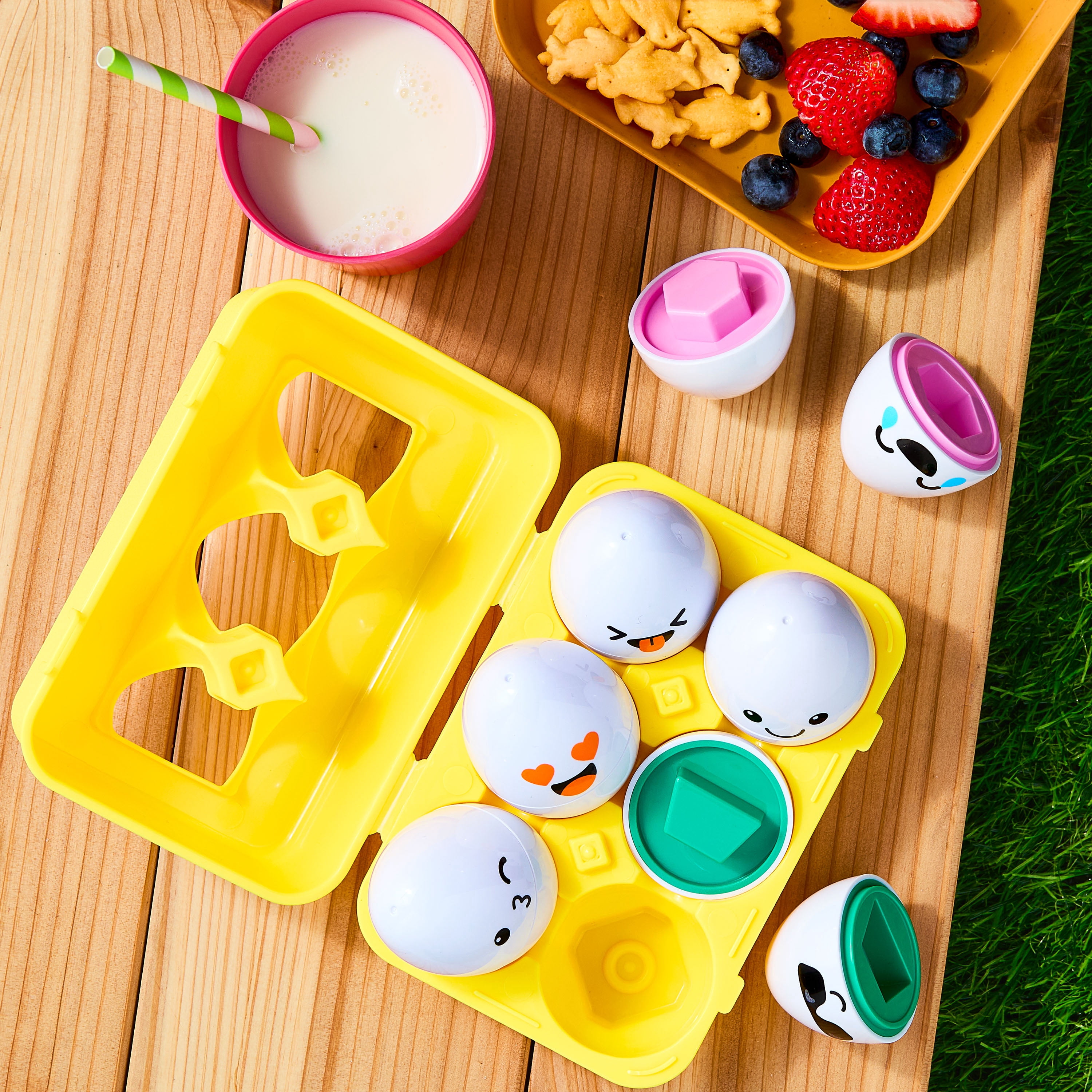 Spark Create Imagine Hatch and Match Baby Toy, Multicolor, 7 Pieces