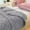 D-Grey, variant on Throw Blanket for Couch, Lightweight Plush Warm Blankets for Bed, Fuzzy Cozy Flannel Blanket Throw for Sofa, Soft Warm Light Weight for Travelling In Spring Summer,39.37 X 59.06 Inch
