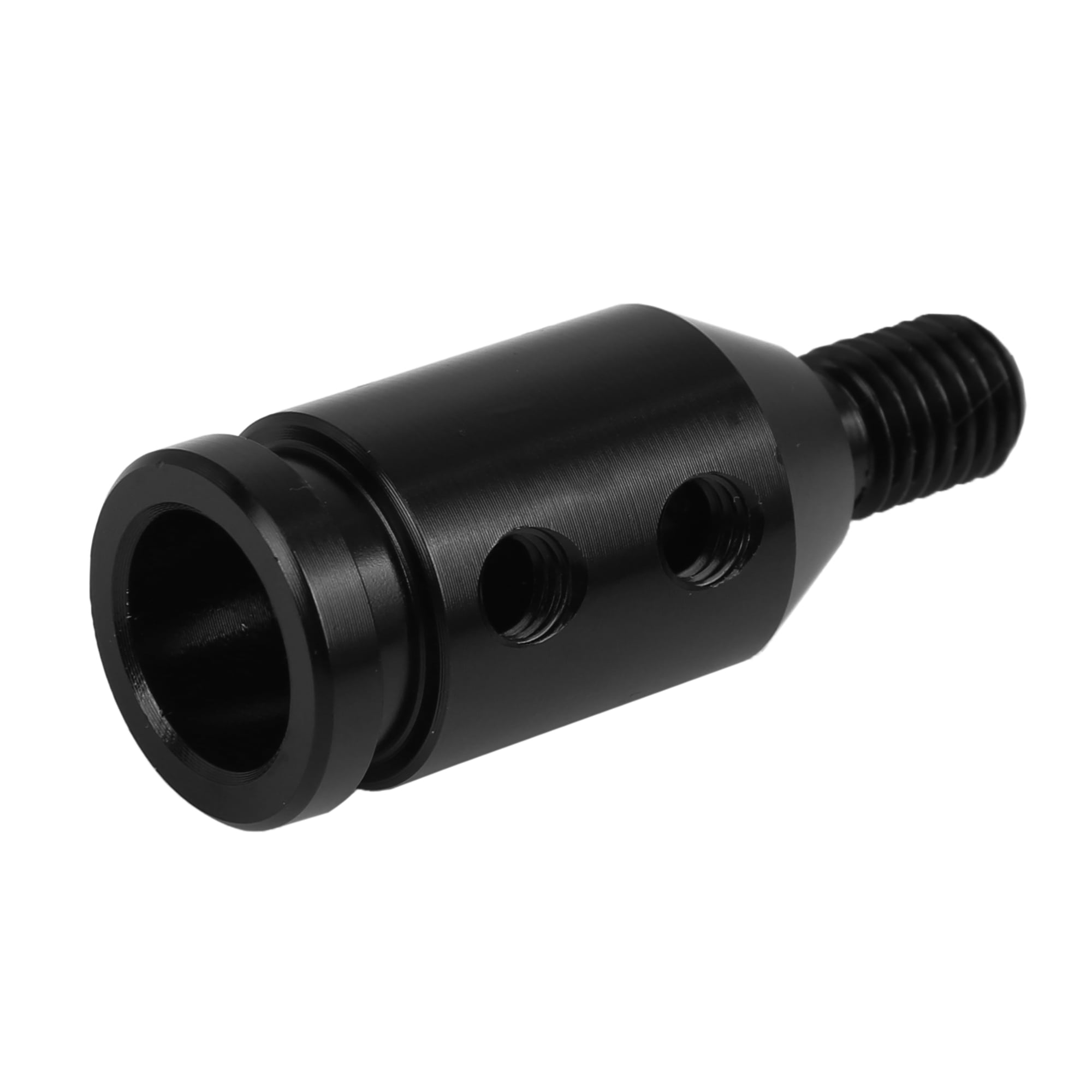 Unique Bargains M10 x 1.5 Auto Black Gear Shift Knob Adapter for Non Threaded Shifter