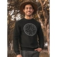 thumbnail image 2 of Power, Love, Wisdom Sweatshirt Men -Image by Shutterstock, Male Large, 2 of 4