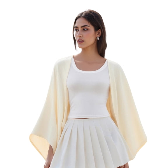 LMLYSoH Shrug Cardigan for Women Fashionable Lightweight Solid Color Open Front Loose Cover Up