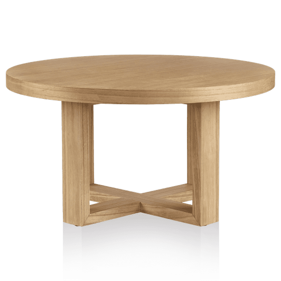 Bouclair Natural Wooden Round Coffee Table