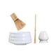 thumbnail image 2 of Conjunto de batidores Matcha de 4 unidades, batidor de bambú y soporte para cuchara, accesorios para preparar té con cucharadita japonesa Blanco, 2 of 9
