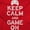 Red, variant on Vintage Keep Calm Video Game On Nerd Zip Up Hoodie Men's Women's Brisco Brands X